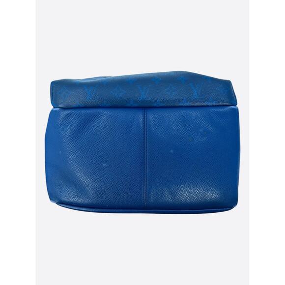 Louis Vuitton Blue Taigarama Monogram Discovery Backpack - Picture 5 of 6